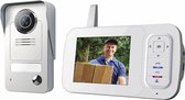 Smartwares VD38W Video intercom set – Draadloos – Draagbare binnenunit - Kleurenmonitor