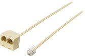 Valueline telefoonsplitter, 2 meter