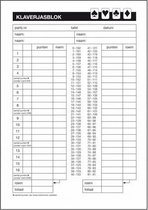 Klaverjasblok Expres A5 - krimp A5 blok van 50 vel