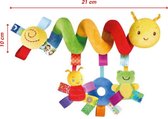 Rups Baby Kinderwagen Speelgoed Spiraal – Autostoelspeeltje – Boxspiraal – Activiteitenspiraal – Maxi Cosi Rammelaar – Wagenspanner