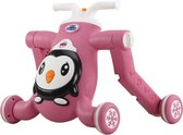 Ninocar Pinguïn 3-in-1 Loopwagen / Loopstoel / Step - Geschikt voor baby's en peuters - Educatief - Met muziek en licht