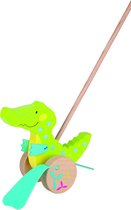 Goki | Houten duwstok Krokodil - Susibelle