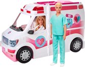 Barbie Ambulance met Dokter en Verpleegkundige