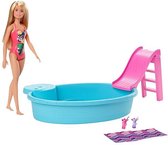 Barbie Zwembad met Pop - Barbiepop