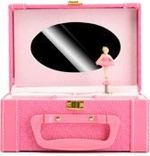 Decopatent® Muziekdoos met Muziek en Ballerina voor Meisjes - Sieradenhouder - Sieradendoos kind - Muziekdoosje Ballet Danseres