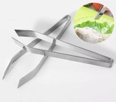 Visgraatpincet RVS - gratentang - tool voor het verwijderen van de graden