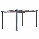 Alice's Garden Pergola CONDATE - 3x4m - Met schuifdak - Aluminium - Taupe