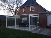 Verandabrabant® - Overkapping - Serre - Polycarbonaat Veranda - Terrasoverkapping - Wit - 400 cm x 300 cm