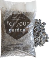 Beach pebbles zwart 16/25 mm - zak 20 kg