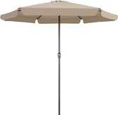 Kingsleeve Parasol 330 cm Taupe UV-bescherming 50+ Handslinger Waterafstotend