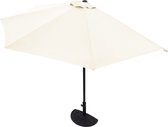 Muurparasol crème 1,5m