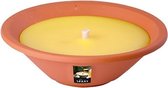 Tuin en terraskaars - Spaas Terracotta schaal - citronella groot - Royal Flame - Anti Muggen