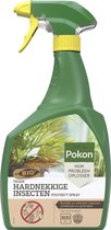 Pokon Bio tegen Hardnekkige Insecten Spray - 800ml - Kant-en-klaar - Zichtbaar effect binnen 24 uur - Bestrijdt o.a. wolluizen, dopluizen, schildluizen en spintmijten