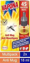Vapona Anti Mug Stekker Navullingen Voordeelverpakking