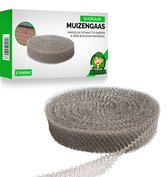 VerminBuster Muizengaas - 1m x 5cm - Rattengaas - RVS Weringsgaas - Stootvoegroostergaas