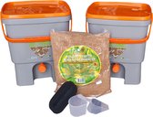 Bokashi starter set: 2 emmers + 2kg EM starter
