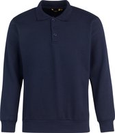 STØRVIK NAPOLI Polo Werk Sweater 4 Seizoenen Heren - Trui Katoen - Werktrui - Maat XL - Donkerblauw