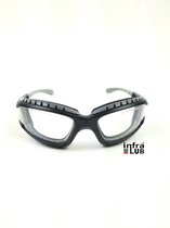 Bollé veiligheidsbril Tracker Tactical Bril clear platinum zwart