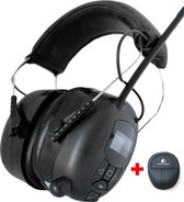 Gehoorbescherming met Radio - DAB+ - Oorbeschermers met Bluetooth en AUDIO ingang - Oplaadbaar - Inclusief Tas - EAR-20-D