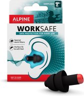 Alpine WorkSafe - Klus oordoppen - Voorkomt gehoorschade - Zwart - SNR 23 dB - 1 paar