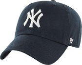47 Brand New York Yankees Clean Up Cap B-RGW17GWS-HM, Unisex, Marineblauw, Pet, maat: One size