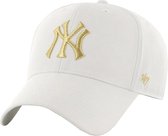 47 Brand New York Yankees Cap B-MTLCS17WBP-WHC, Mannen, Wit, Pet, maat: One size