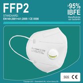 Eexi Inherent FFP2 Mondmasker met ventiel - 5 Stuks