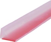 Soesa Zelfklevende Waterkering Douche 200cm - Sanitaire Waterstopper -  Douchedorpel Transparant, 12 x 20 mm, 200 cm