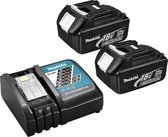 Makita Y-00197 18V Li-Ion accu starterset (2x 3.0Ah) + lader