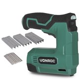 VONROC Accu tacker 4V – Complete set incl. 900 nieten en 300 spijkers