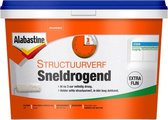 Alabastine Structuurverf Sneldrogend - Fijn Wit - 5 liter