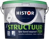 Histor Structuur Fijn Muurverf - 5 liter - Wit