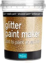 Polyvine glitter paint maker goud - 75 gr