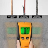 Multifunctionele elektrische materiaal detector - LCD-display - Geel