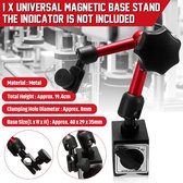 Flexibele magnetische basishouderstandaard - mini universeel - meetklok gereedschapshouder - magnetische correctiemeterstandaard