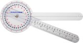 Goniometer-30 cm - gradenboog - fysiotherapie - fysiometer - inclinometer - uitslagmeter