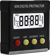 WiseGoods Premium Gradenboog Meter Digitaal - Digitale Hoekmeter Magnetisch - Inclinometer - Waterpas - 360 Graden Meten