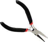 Fako Bijoux® - Platte Rondbektang - Flat Nose Cut Pliers - Sieraden Maken - Sieraden Tang - 12.5cm