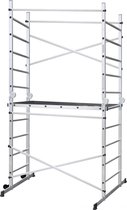 ALDORR Home - 2x10 Multifunctionele Kamersteiger - Ladder - Werkhoogte 3,80 meter
