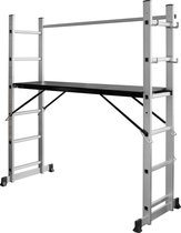 ALDORR Home - 2x6 Multifunctionele Kamersteiger - Ladder - Werkhoogte 2,60 meter
