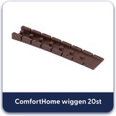ComfortHome wiggen - bruin - 20st. - stelwiggen - wiggenset - breekwiggen - meubelwiggen - 0.8x2x10cm