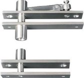 deurpivot draagkracht 100kg boven-onder inox mat eco /set