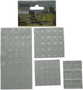 Siliconen stootdoppen / stootdruppels 106 stuks assorti - Glazen tafel / deur beschermers