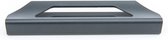 ForaVida | Deurgreep antraciet | Aluminium handgreep voor glazen schuifdeur en glazen schuifwand | 150 × 18 × 36 mm