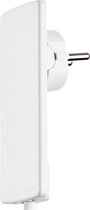 Evoline Plug platte stekker - met randaarde - Wit
