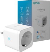 Iqonic® Slimme Stekker - Met Energiemeter & Tijdschakelaar - Smart Plug - Smartphone App