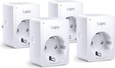 TP-Link Tapo P100 - Mini Slimme Stekker - 4 stuks