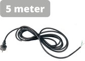 Proventa® Universele buitenkabel 5 meter met EU plug - H07RN-F 3G1.0 mm_ kabel - IP44