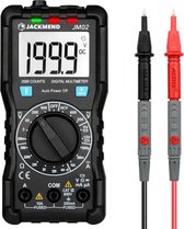 JACKMEND Digitale Multimeter - Slimme Spanningsmeter met LED zaklamp - AC / DC Voltage Meter - Voltmeter - Multi Volt Meter