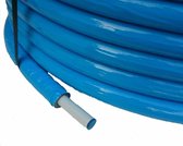 Geïsoleerde ALU-PEX meerlagenbuis 16x2mm blauw - 25meter